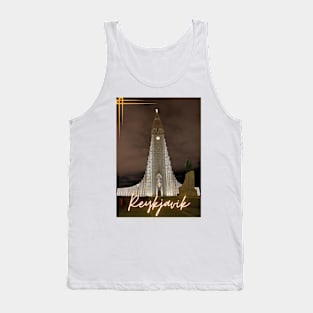 Hallgrímskirkja Church in Reykjavik Tank Top